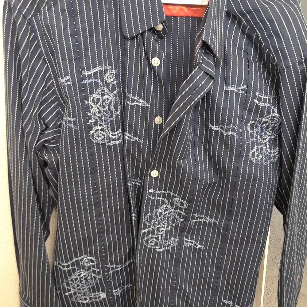 Men's Robert Graham Shirt- Size Large- Gently Worn